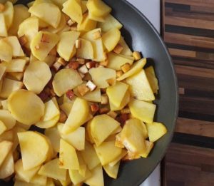 Bratkartoffel-Zucchini-Pfanne (vegan)