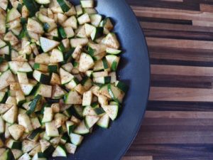 Spaghetti Bavette mit Zucchini Pesto (vegetarisch)
