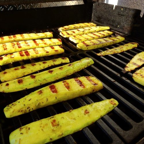 Zucchini-Grill-Streifen