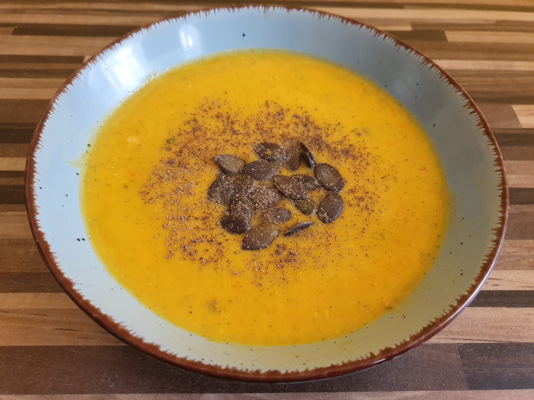 Kürbis-Zucchini-Suppe (vegetarisch)