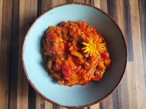 Ratatouille mit Zucchini (vegan)