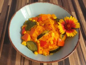 Kürbis-Zucchini-Eintopf (vegetarisch)