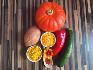 Kürbis-Zucchini-Eintopf (vegetarisch)