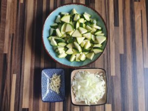 Zucchini-Risotto (vegetarisch)