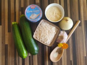 Zucchini-Risotto (vegetarisch)