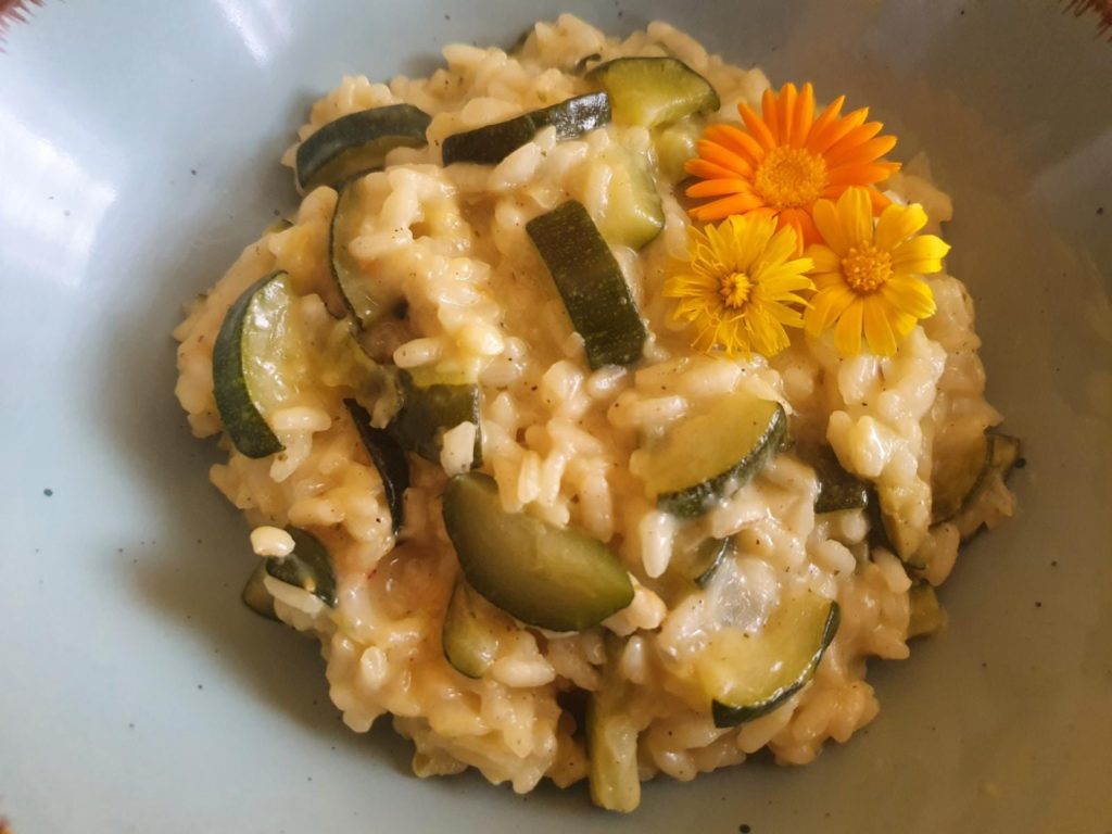 Zucchini-Risotto (vegetarisch)