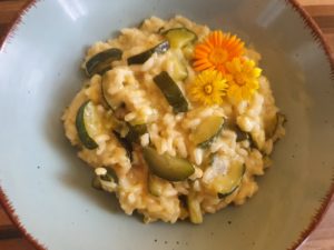 Zucchini-Risotto (vegetarisch)