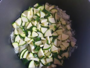 Zucchini-Risotto (vegetarisch)