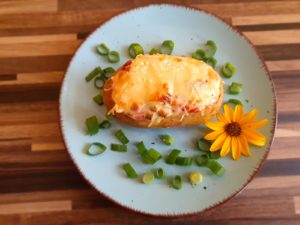 Elsässer Zucchini-Ofenkartoffel (vegetarisch)