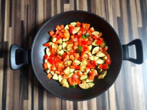 Bulgur-Zucchini-Pfanne (vegan)