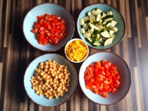 Bulgur-Zucchini-Pfanne (vegan)