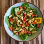 Zucchini-Bohnen-Salat (vegan)
