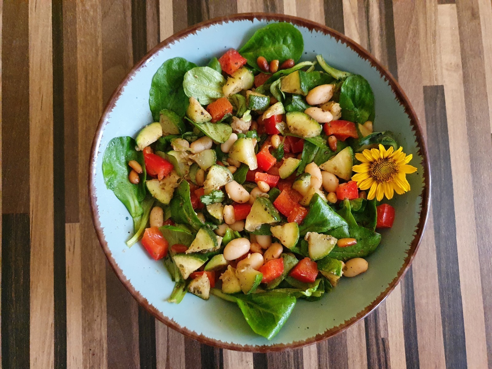 Zucchini-Bohnen-Salat (vegan) - zucchiniwelt.de